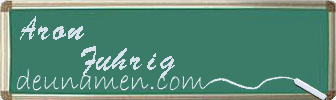 Aron Fuhrig Visitenkarte